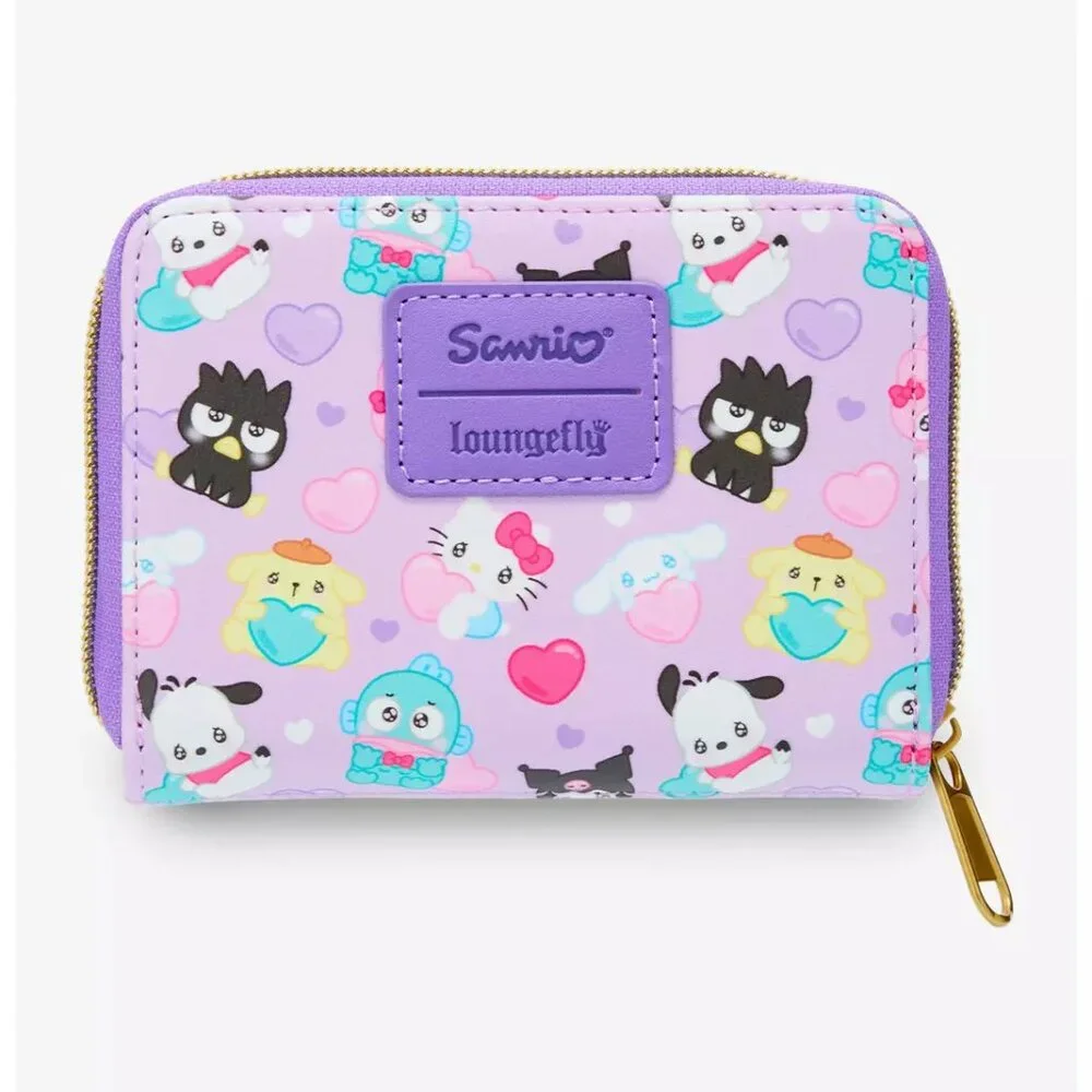Loungefly Hello Kitty And Friends Hearts Mini Zipper Wallet - NWT - Picture 3 of 4